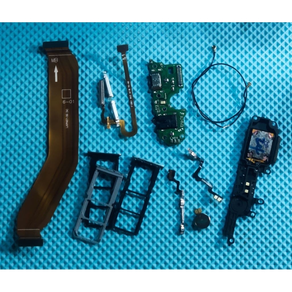 FX FLEXIBLE MB PCB CAS SPEAKER ANTENA A57 A77S REFURBISH COPOTAN SECOND