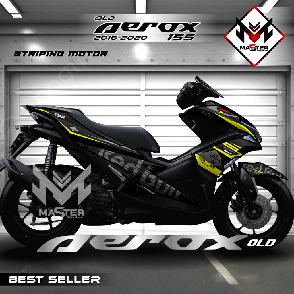 Striping Stiker Aerox 155 Old / Stiker Aerox Lama / Stiker Striping Aerox Old
