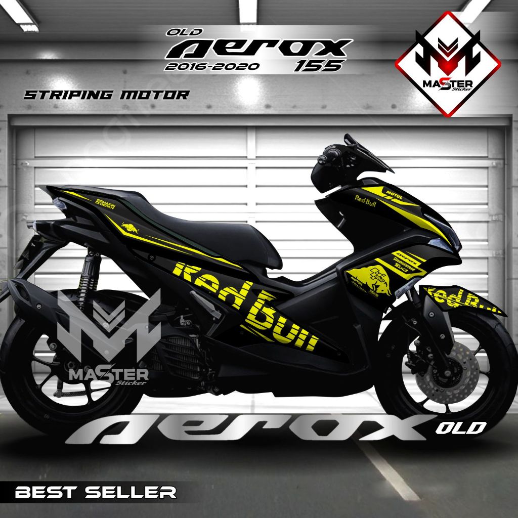Striping Aerox 155 Old // Stiker Aerox Lama Full Modifikasi // Stiker Striping Aerox Old