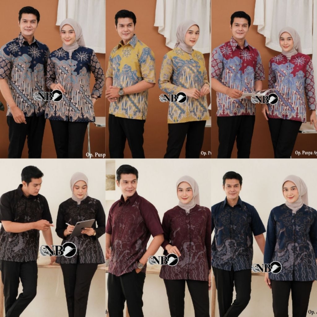 Atasan Batik Wanita Blouse Batik Modern Batik Seragam