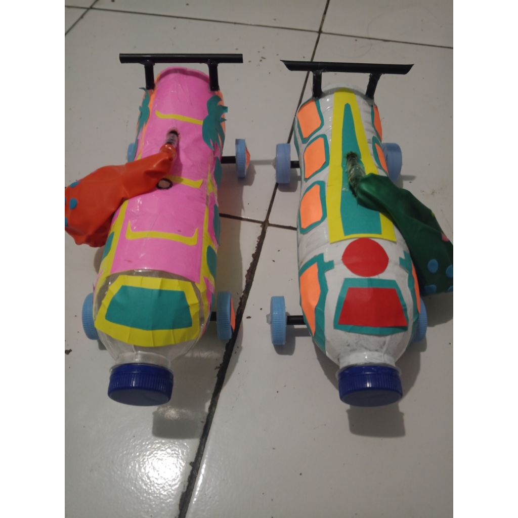 kerajinan tangan mobil mobilan dari botol plastik