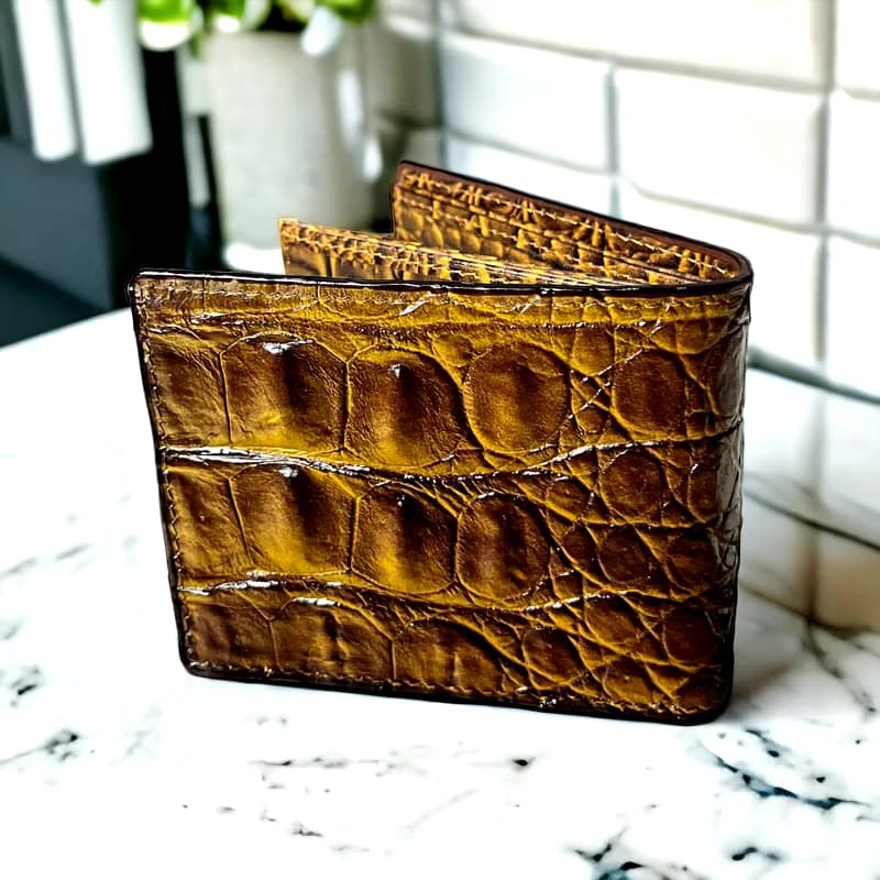 Dompet Pria Kulit Buaya Asli