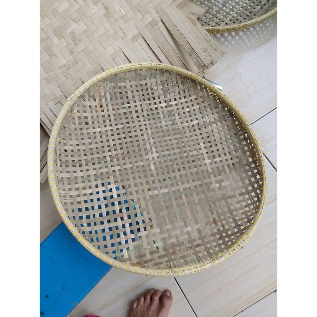 Ayakan Ceplos Nyiru Carang Tampah Ayakan Bambu Murah Saringan Bambu