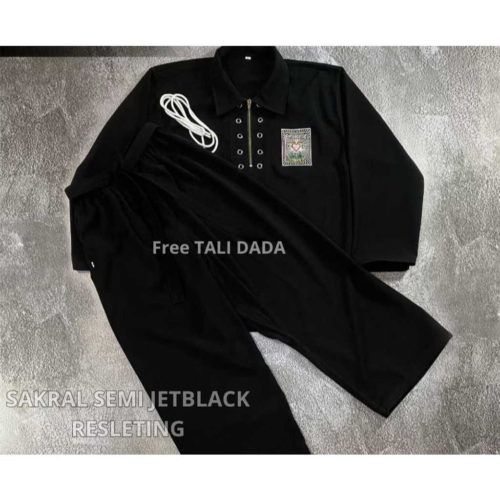 SAKRAL WARGA PSHT SAKRAL SEMI JETBLACK RESLETING ORIGINAL