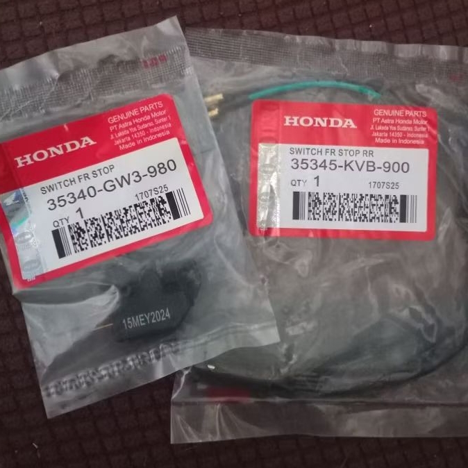 SWITCH REM SET DEPAN BELAKANG AHM (GW3-KVB) VARIO KARBU VARIO TECHNO 110 125 VARIO 110 FI VARIO 125 