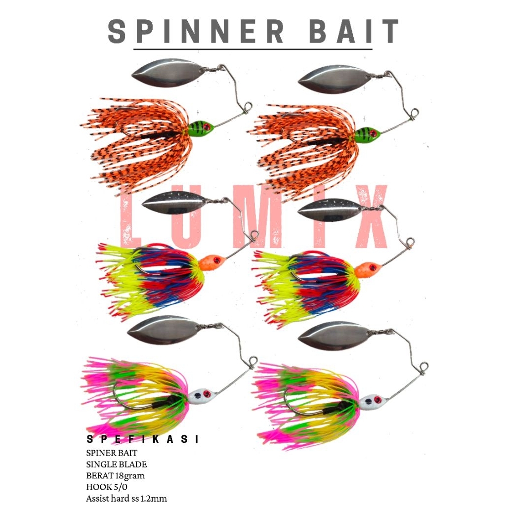 SPINNER BAIT/UMPAN TOMAN/KRANDANG DLL
