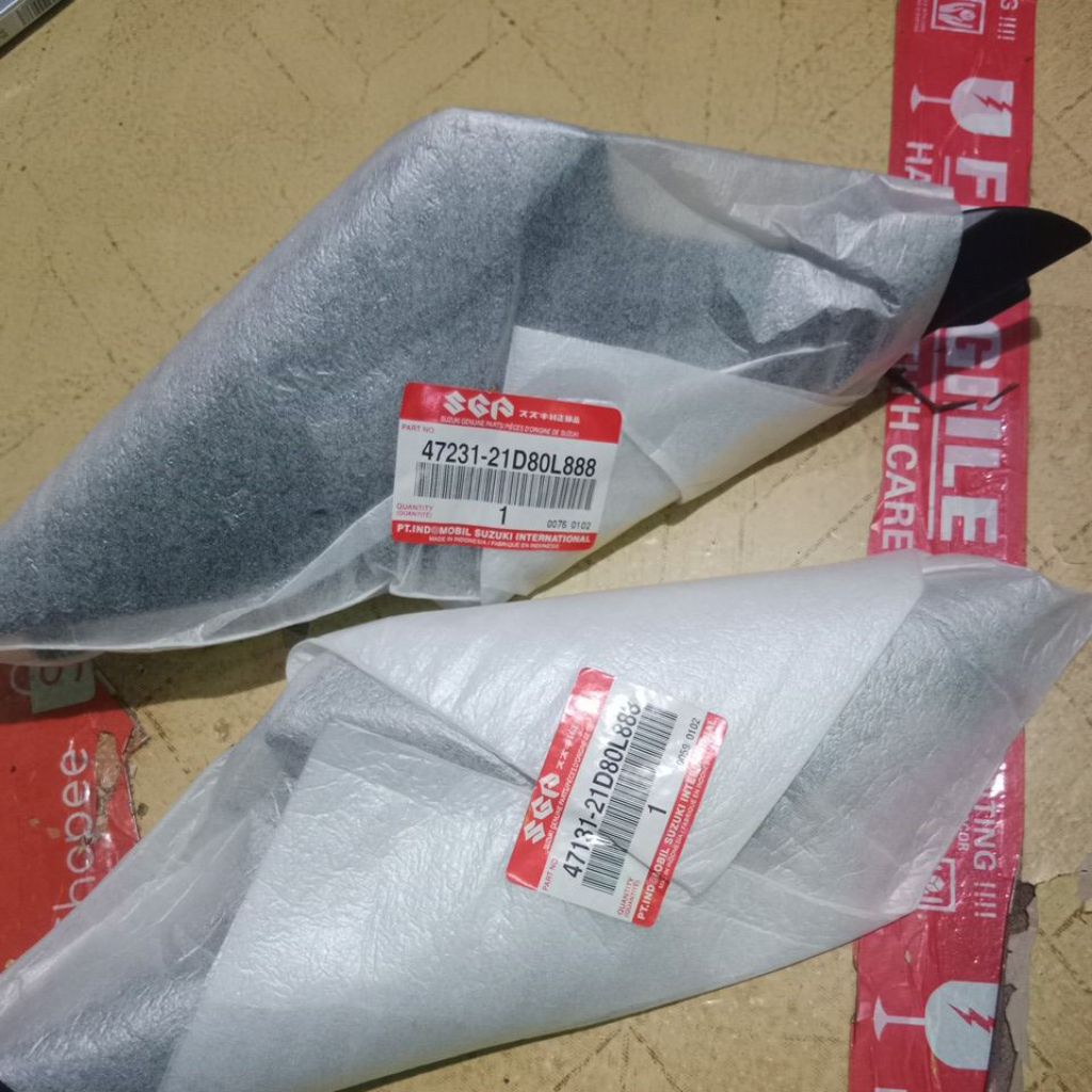 sirip sambungan body satria lumba original sgp