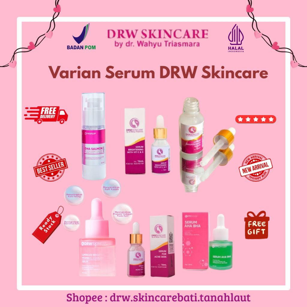 Varian Serum DRW Skincare / Serum Wajah / Serum DRW Skincare / Serum Pencerah
