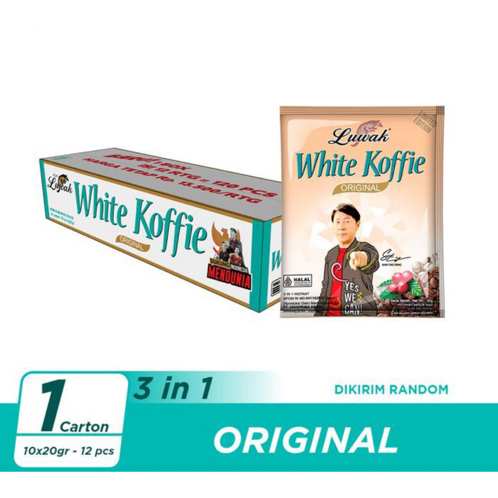 

Luwak White dan Luwak Hitam Koffie 1 karton