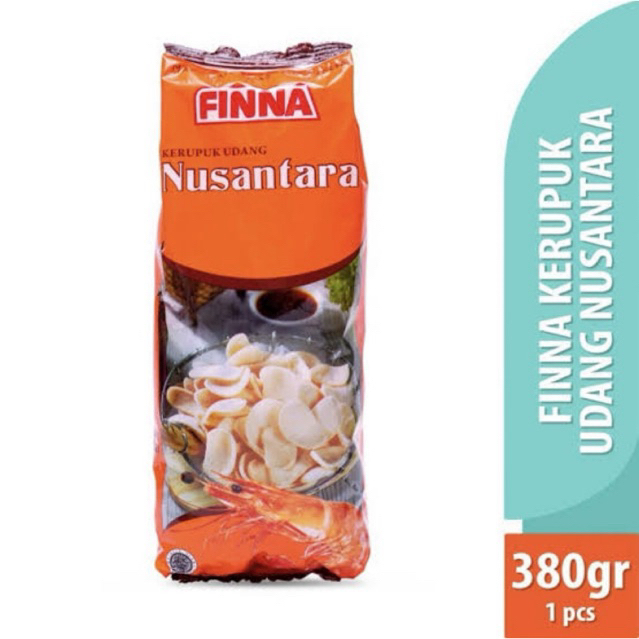 

Kerupuk Finna Udang Nusantara mentah 380gram
