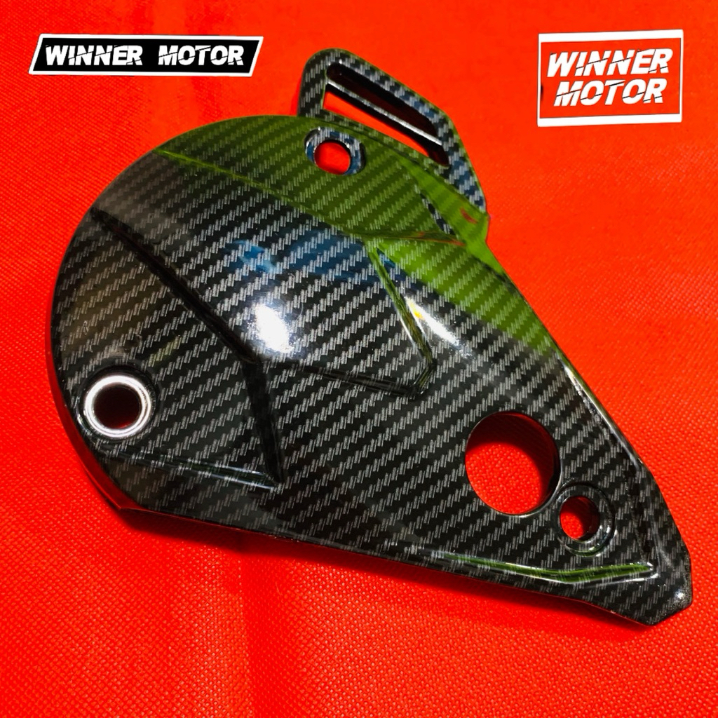 Cover Tutup Keong Cvt Carbon Karbon wtp Vario 125 150 New 2016-2018 Dengan lubang selah