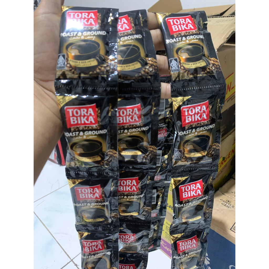 

Kopi Hitam Bubuk Torabika Roast & Ground 1 Renceng