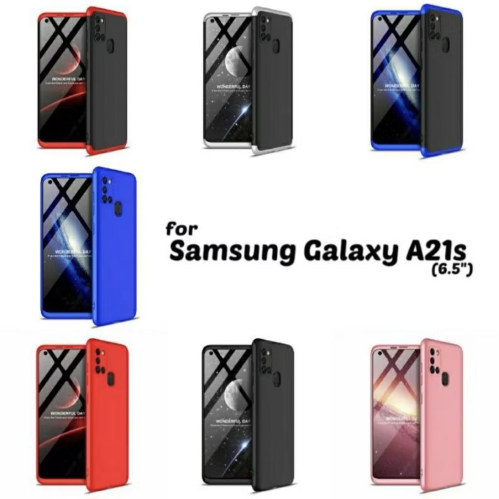 Case GKK Samsung A21S ARMOR 360 Full Cover Hard Case