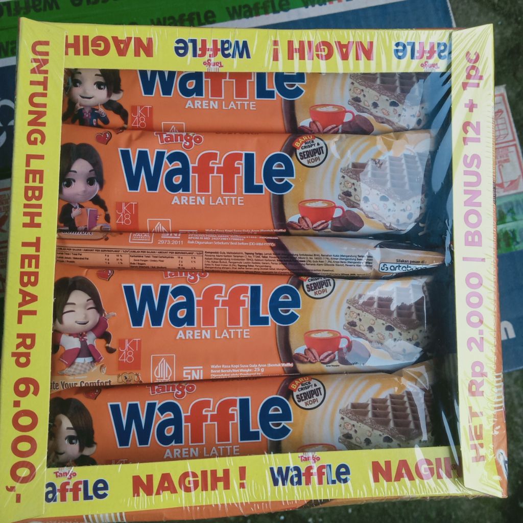 

[1 Box] Tango Waffle 25gr | isi 12 pcs/box | Waffle 2000an
