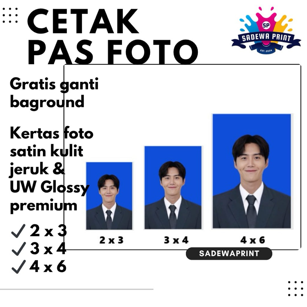 Cetak Pas Foto 4x6