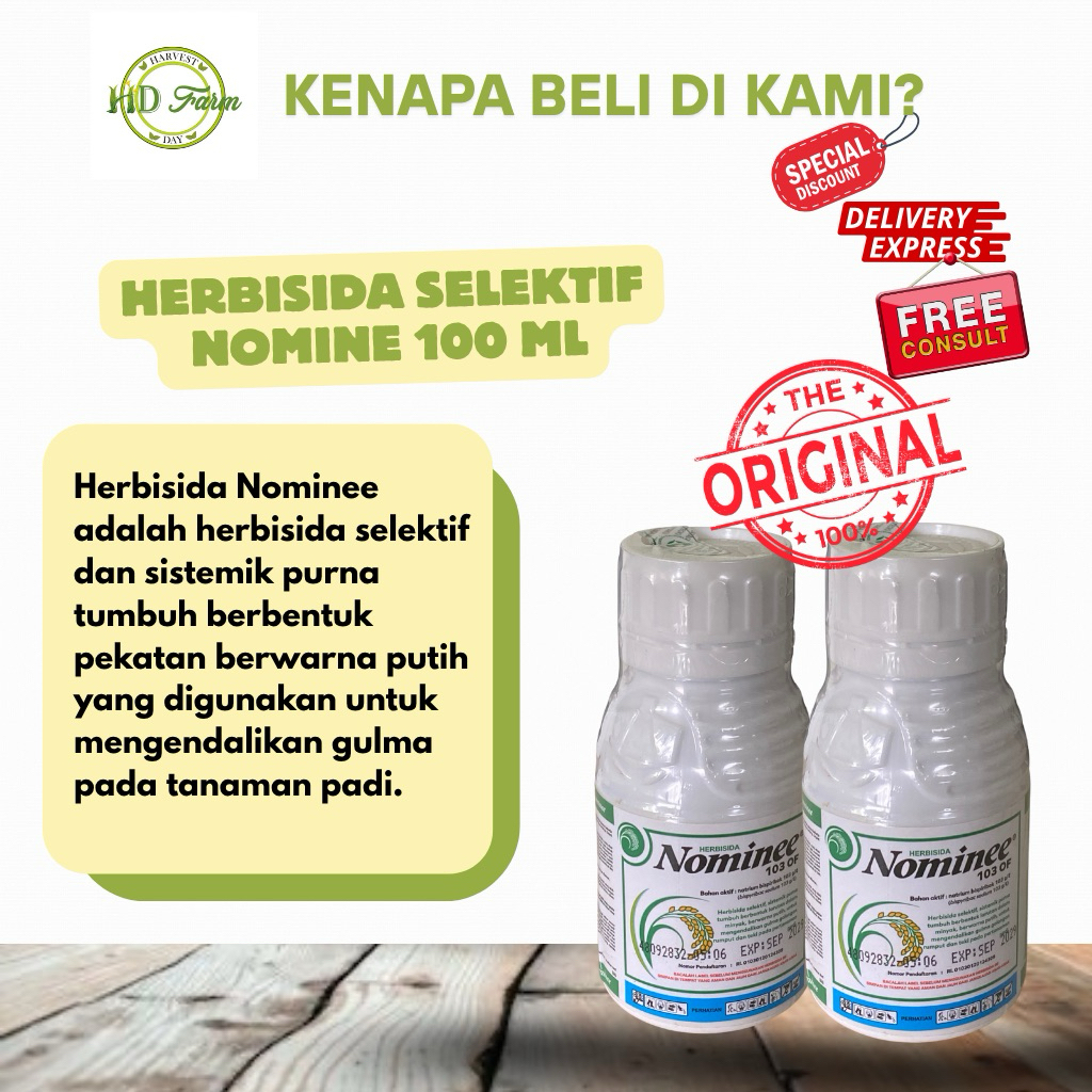 Obat Rumput Padi Nominee 100ml – Herbisida Selektif Kendalikan Gulma Sawah