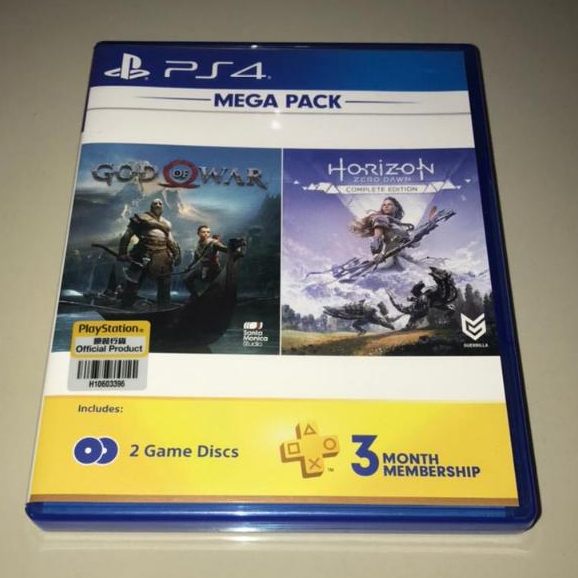 [PS4] God of War + Horizon Zero Dawn Complete Edition Bundle (GOW HZD CE) Megapack Mega Pack BD Kase