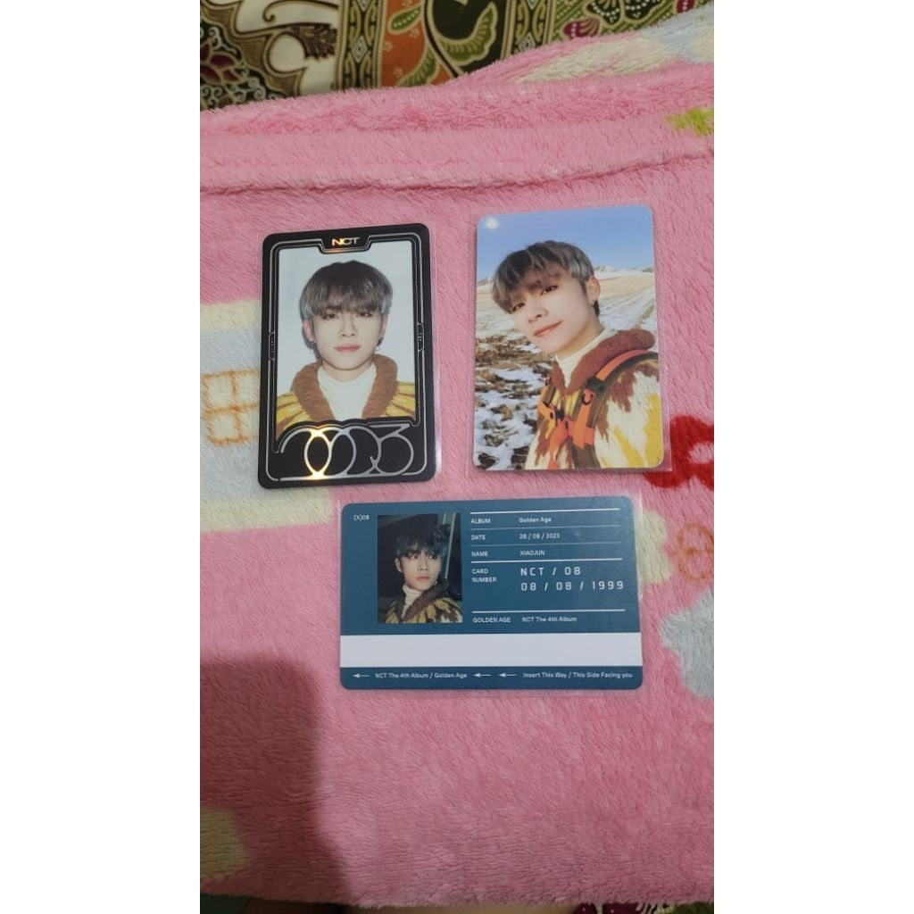 POTHOCARD OFFICIAL XIAOJUN NCT GOLDEN AGE (2023) ONE SET