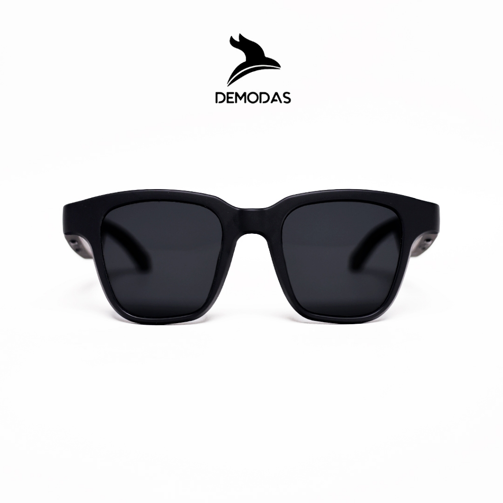 Demodas - Smart Glasses Frame Kacamata Speaker Bluetooth Bahan TR SGA-101-BLACK