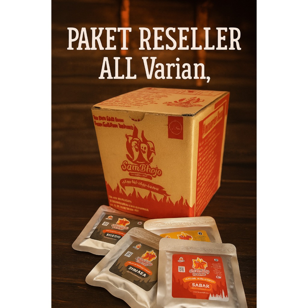 

Paket Hemat Meriah 15pc Sambal Best Choice dan 15pc Sambal lauk kemasan isi banyak murah lauk makan