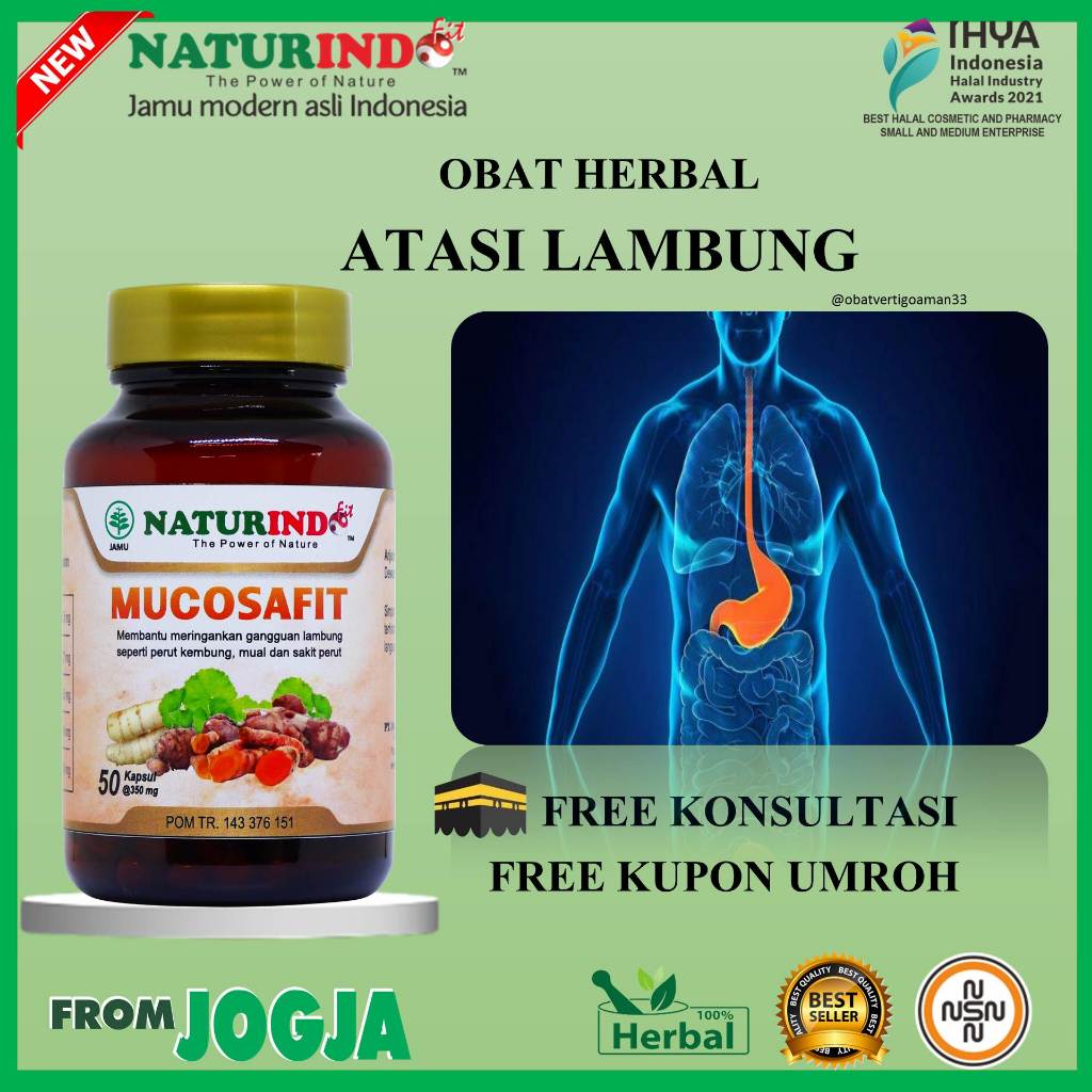 Obat Herbal Mucosafit Atasi Asam Lambung