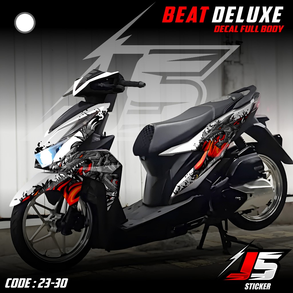 (COD) TERBARU Decal Sticker Beat DELUXE STREET 2020 2021 2022 2023 Full body - Stiker Variasi Beat F