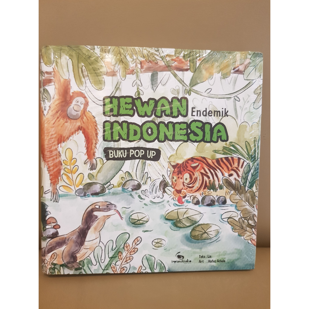 Buku Pop Up Hewan Endemik Indonesia - Impian Studio / ORIGINAL