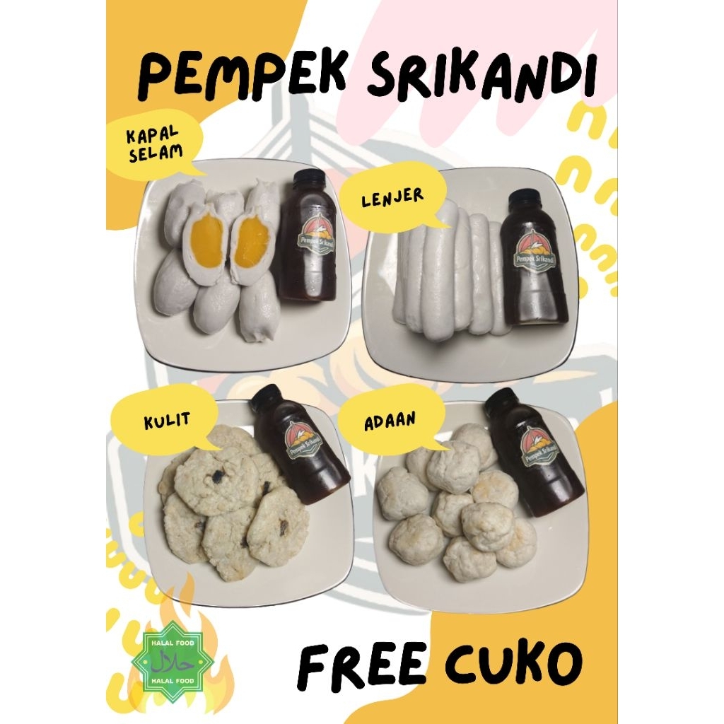 

PEMPEK ISI 20 PCS (bukan ukuran MINI) (BISA REQUEST ISI) GRATIS CUKO, PRODUK TERLARIS, FRESH SETIAP HARI