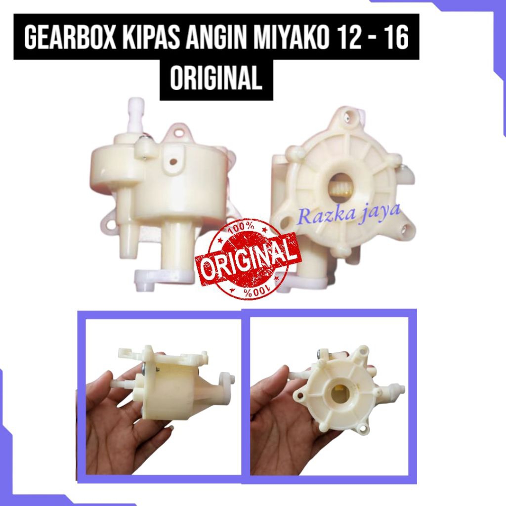Gearbox Kipas Angin Miyako 12 14 Dan 16 Inch Original