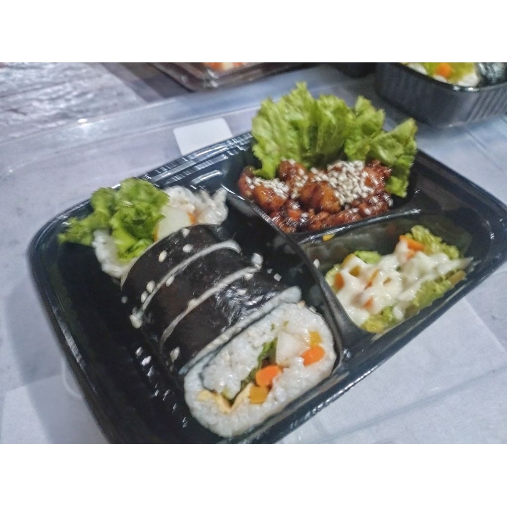 

kimbab&sushi seafood mixetriyaki