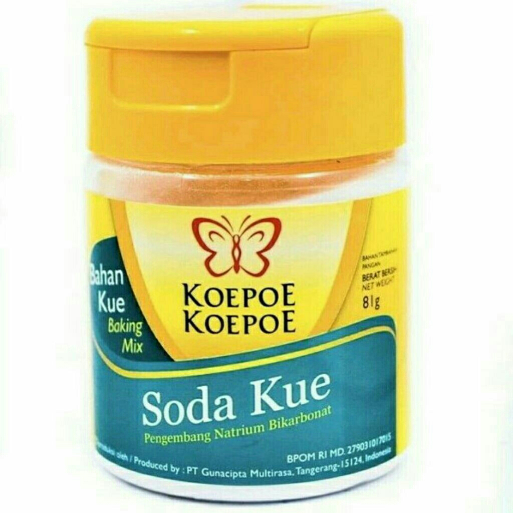 

KOEPOE-KOEPOE SODA KUE 81G/ Baking soda/ Pengembang Natrium Bikarbonat