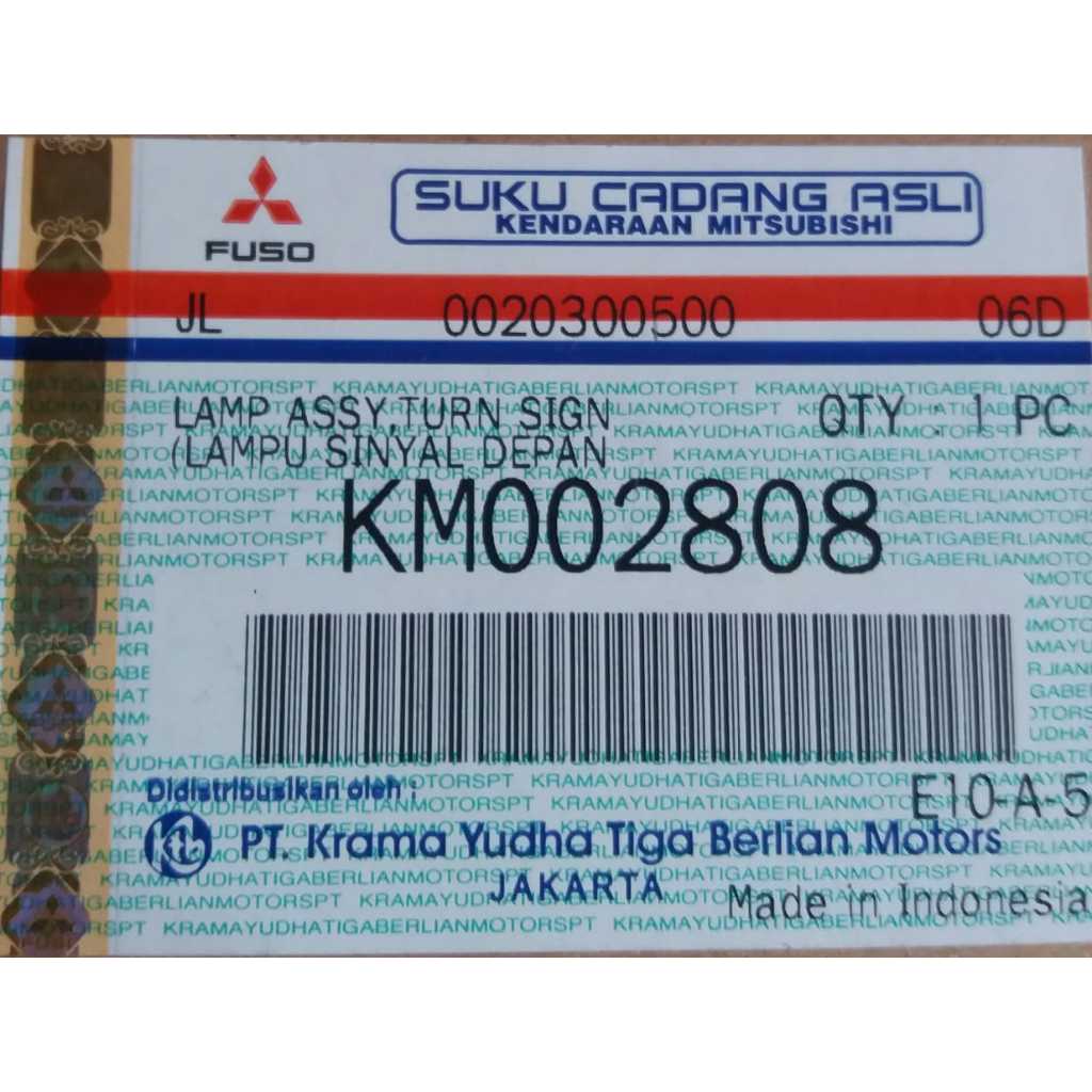 LAMPU SEN ATAS MITSUBISHI CANTER (KIRI) KM002808
