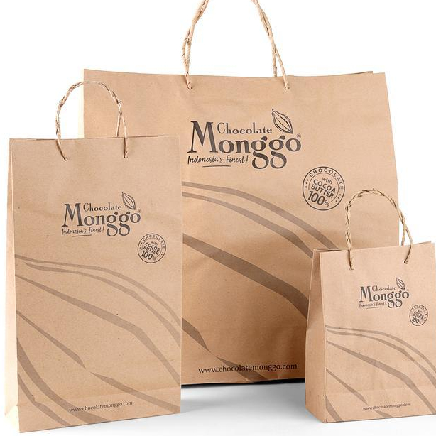 

Paperbag Warna Coklat Isi 1 Pcs Tas Kertas Tas Motif Chocolate Monggo Paper Bag Jinjing Elegan