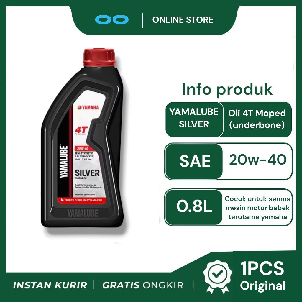 OLI ORIGINAL YAMALUBE SILVER oli yamaha 20w-40