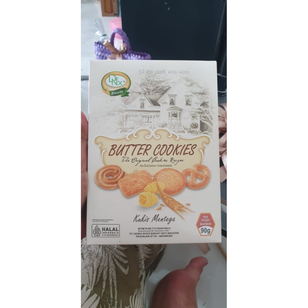

DENEX BUTTER COOKIES 90 GRM BISKUIT COCOK BUAT ASUL ASUL