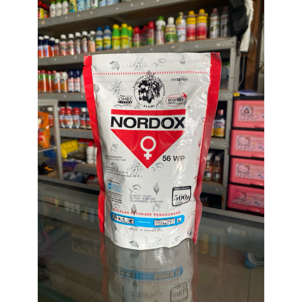 FUNGISIDA BAKTERISIDA NORDOX 56 WP 500 GRAM