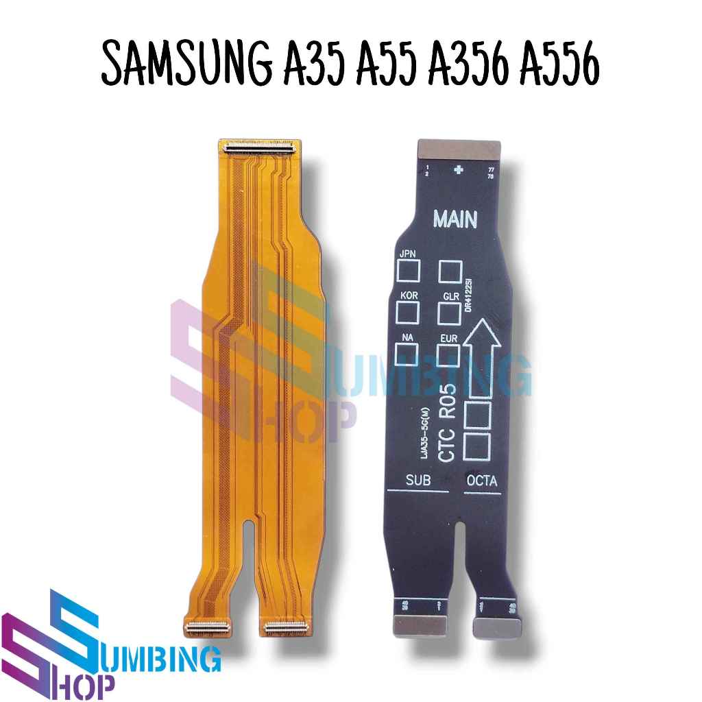Flexible Ui Board Samsung A35 A55 A356 A556 Fleksibel Penghubung Mesin Konektor Charger