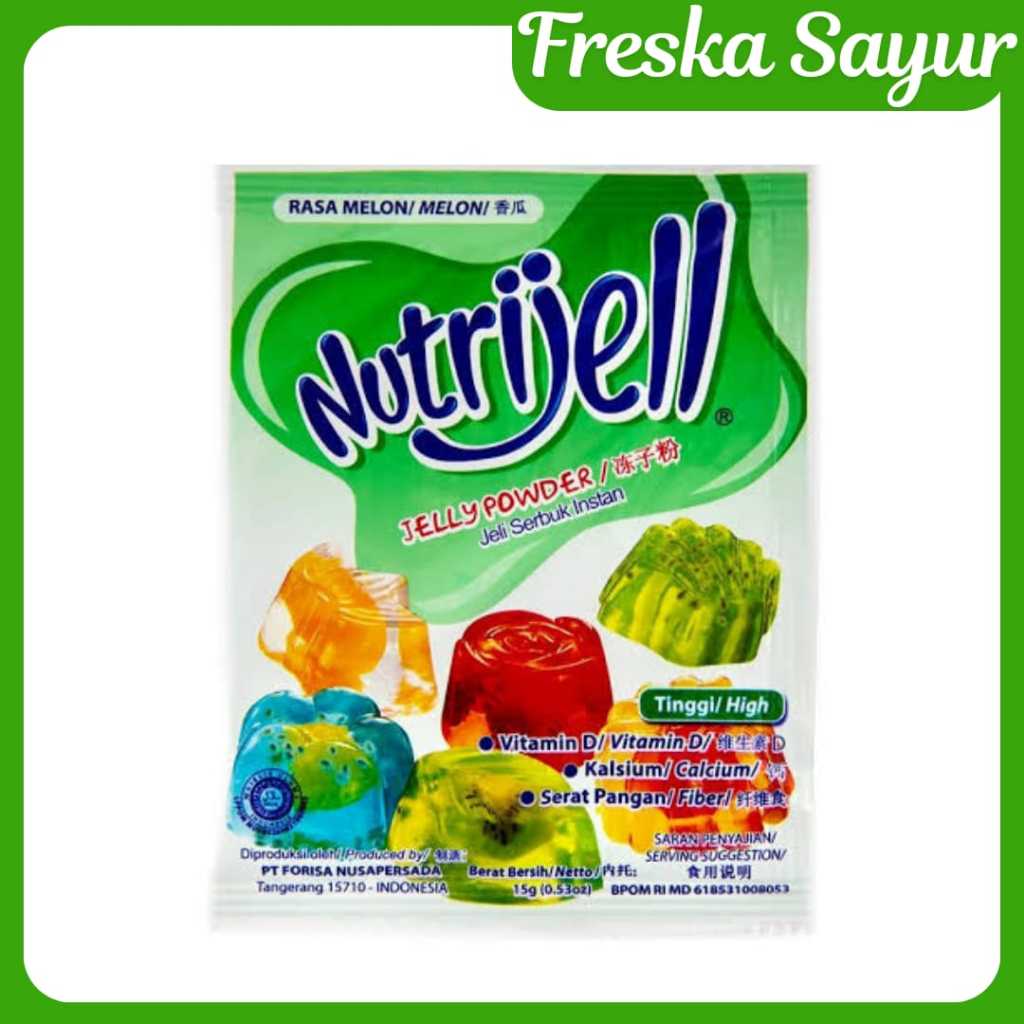

Nutrijell Bubuk Agar-Agar Rasa Melon 15 gr