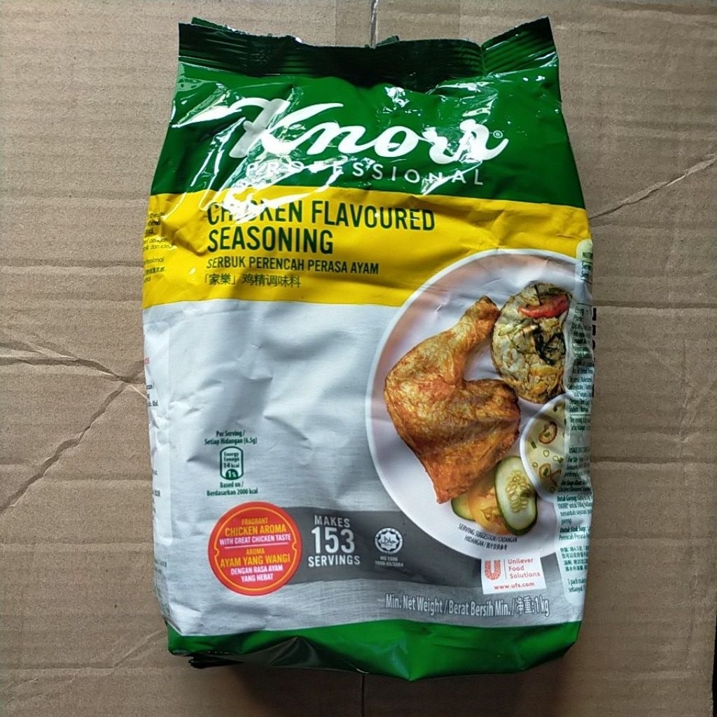 

KNORR CHICKEN FLAVOURED SEASONING 1 KG (Produk Malaysia)