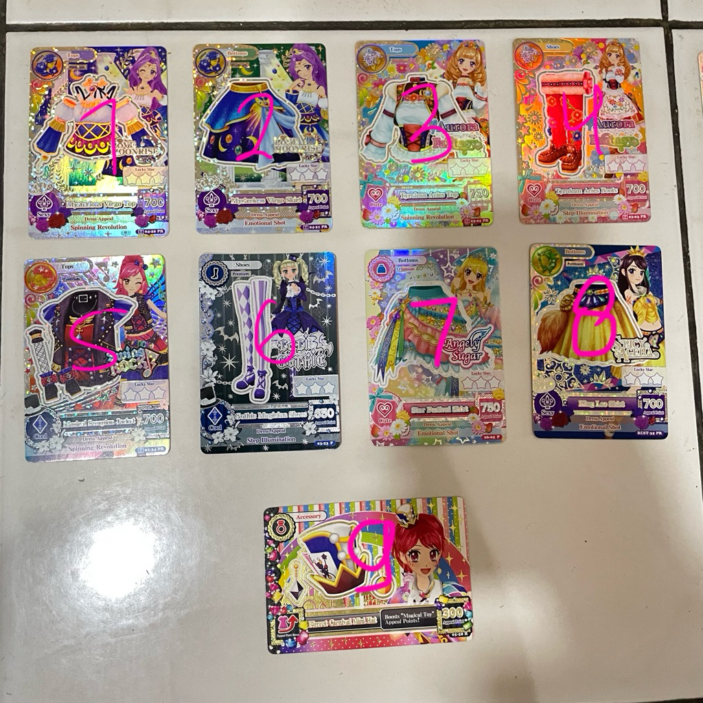 kartu aikatsu card premium ORI