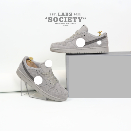 SOCIETY.LABS - Sneakers SB Dung Low Pro QS Reigning Champ Grey  100% BNIB