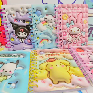 

NOTEBOOK A5 / A7 CUTIE SERIES – Capybara / Kuromi / Melody / Panda / Kucing / Bunga / Cinnamoroll | Buku Catatan Lucu BESAR DAN KECIL -RIRI