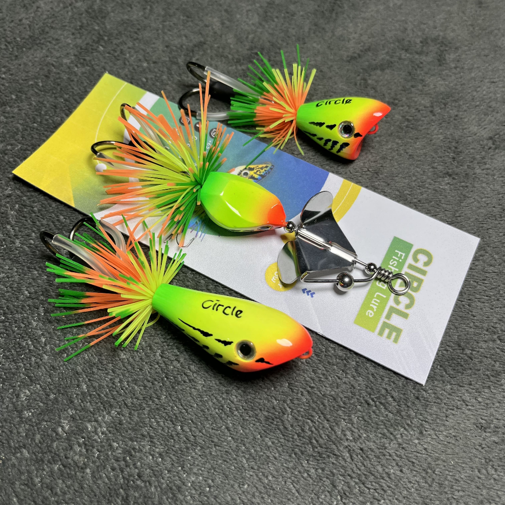 3 PCS PAKET HEMAT UMPAN PANCING SLASHBAIT TEKTOK MINI 12 GRAM, AUTO WTD GEOL MINI 4,5CM, JAWS FROG 2