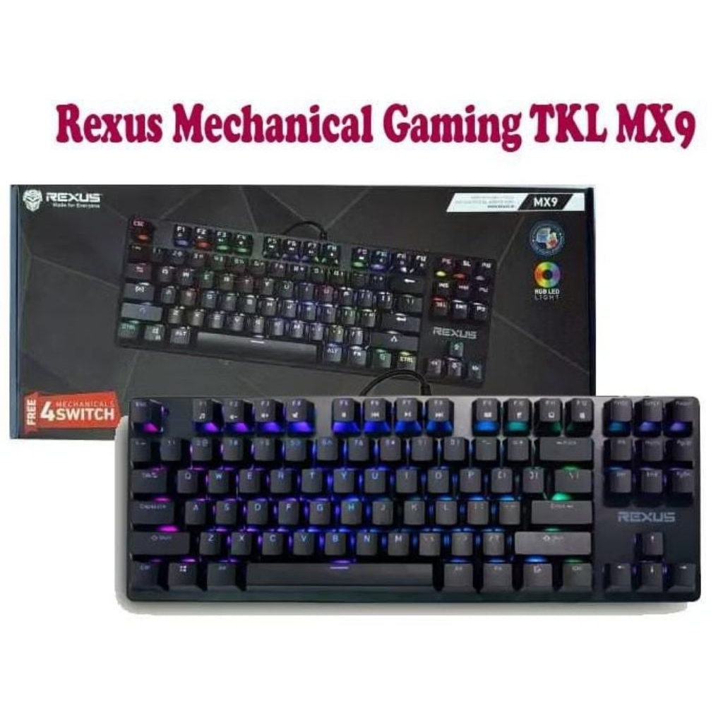 KEYBOARD GAMING REXUS MX9 RGB