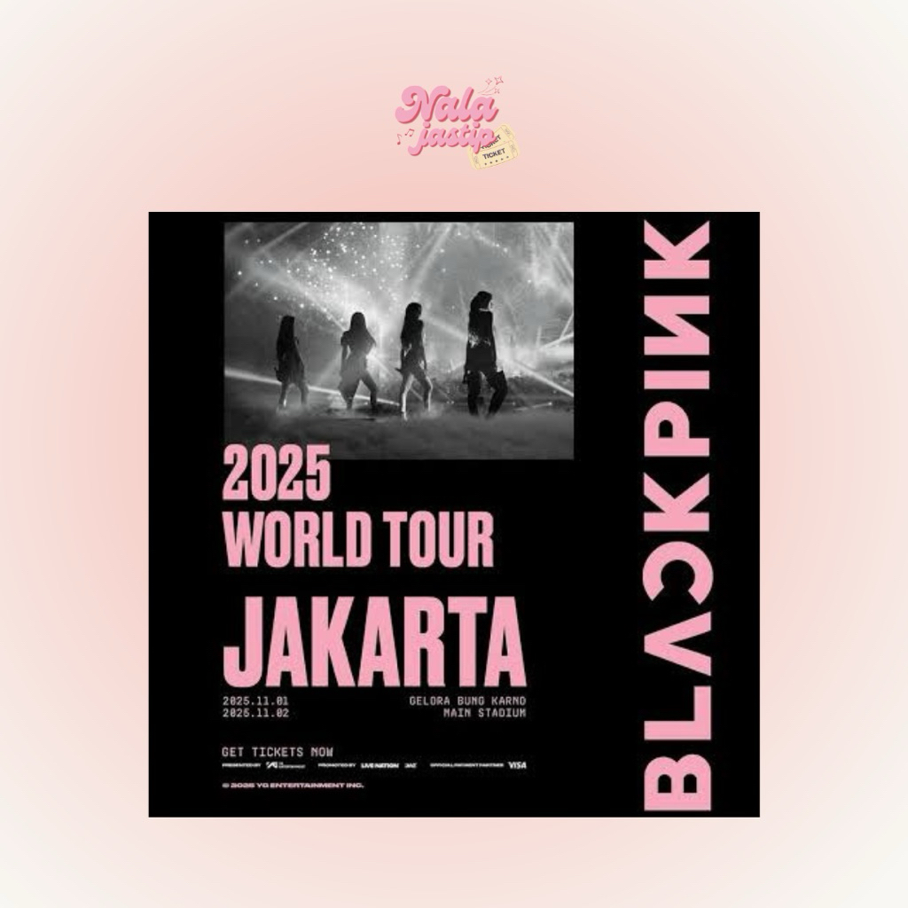 TIKET BLACKPINK DEADLINE TOUR IN JAKARTA | BP BLACK PINK KONSER JENNIE JISOO ROSE LISA VIP PACKAGE S