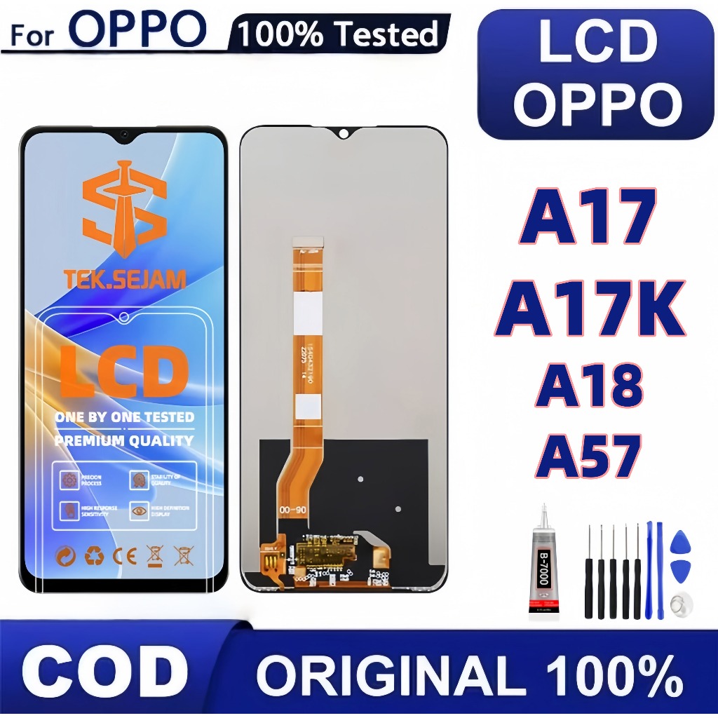 LCD OPPO A18-A17-A57-A17K-A38-1+N20Se-A57S-A57E-A77-A77S-A56S-A57-A58-A58X-A78-K10-A1-A1X-1+N300-A2X