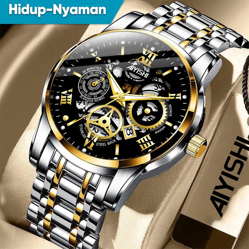 Jam Tangan Cowok Multifungsi Promo Jam Tangan Best Seller Top Terlaris Gaya Kece Keren Remaja