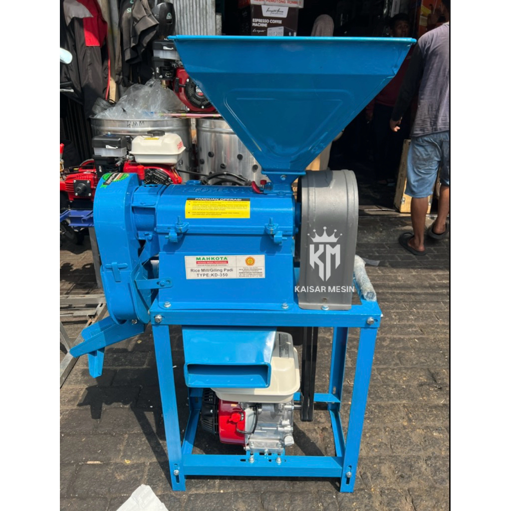 Mesin Selep Giling Padi Jadi Beras Mahkota KD350 MAHKOTA KD 350