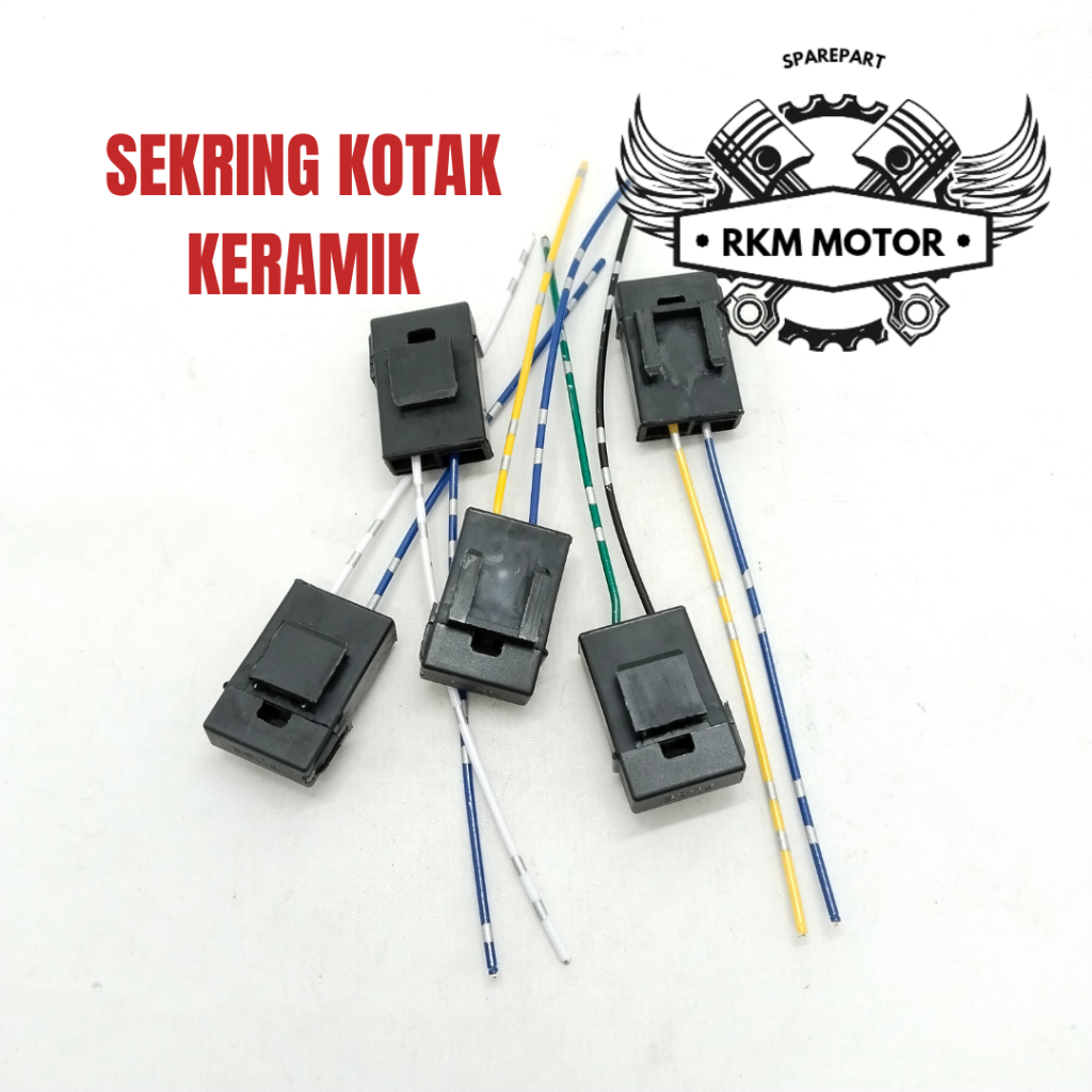 SOKET SIKRING KERAMIK RUMAH SIKRING TANCAP SOCKET SEKRING FUSE BOX RUMAH SEKRING KOTAK MINI (10pc)