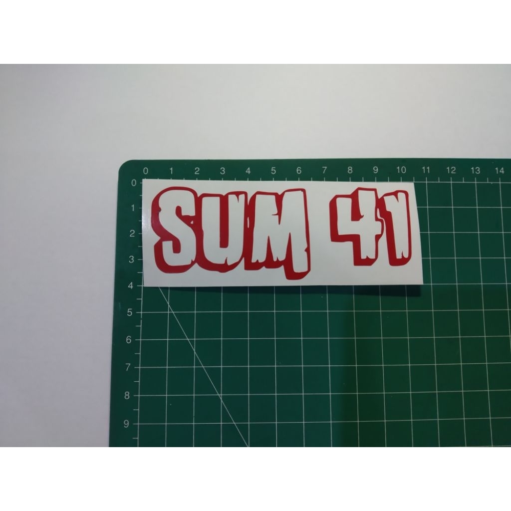 

stiker cutting sum 41
